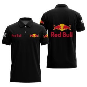 Red Bull USA Flag Polo Shirt