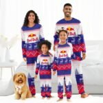 Red Bull Winter Reindeer Family Pajamas Set