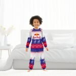Red Bull Winter Reindeer Family Pajamas Set