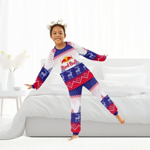 Red Bull Winter Reindeer Family Pajamas Set