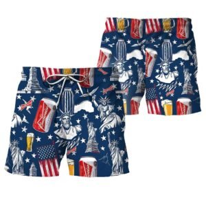 Budweiser Liberties Swim Trunks