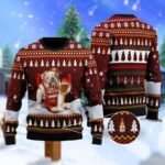 Bulldog Drink Duvel Beer Christmas Sweater