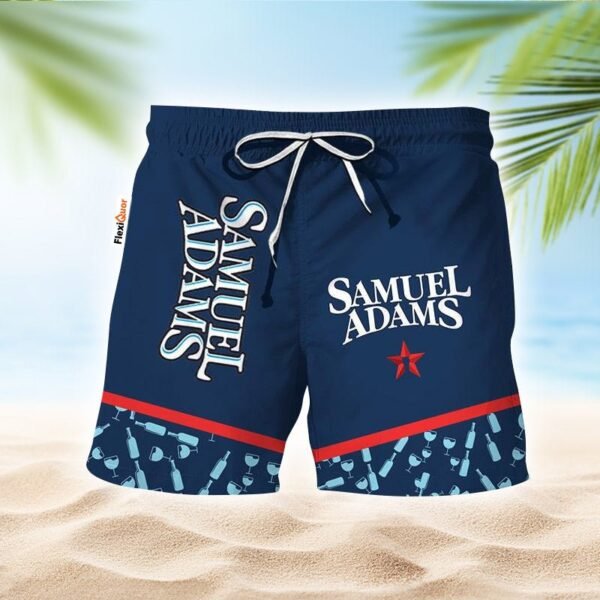 Samuel Adam Glass Bottle Dot Swim Trunks