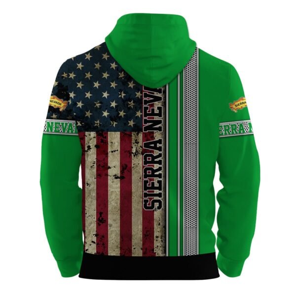 Sierra Nevada Stainless Steel American Flag Hoodie & Zip Hoodie
