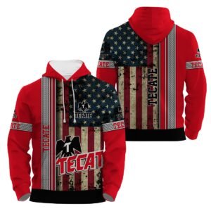 Tecate Stainless Steel American Flag Hoodie & Zip Hoodie
