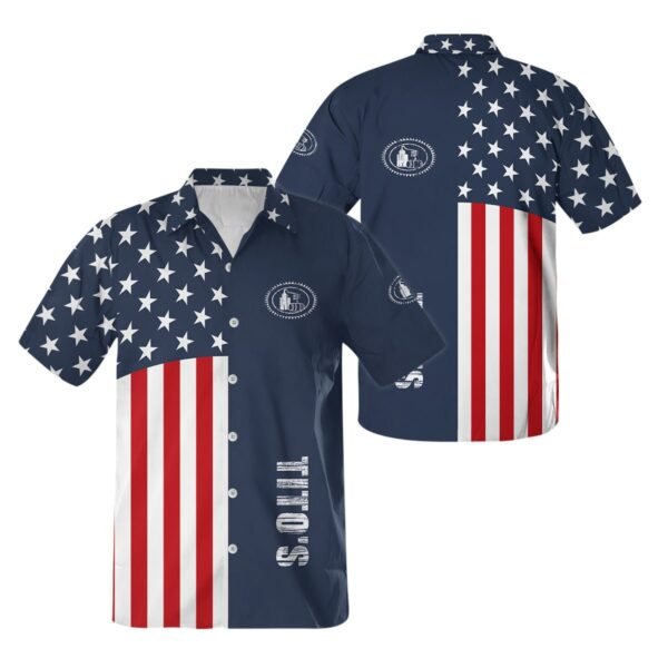 Tito's America Flag Button Shirt