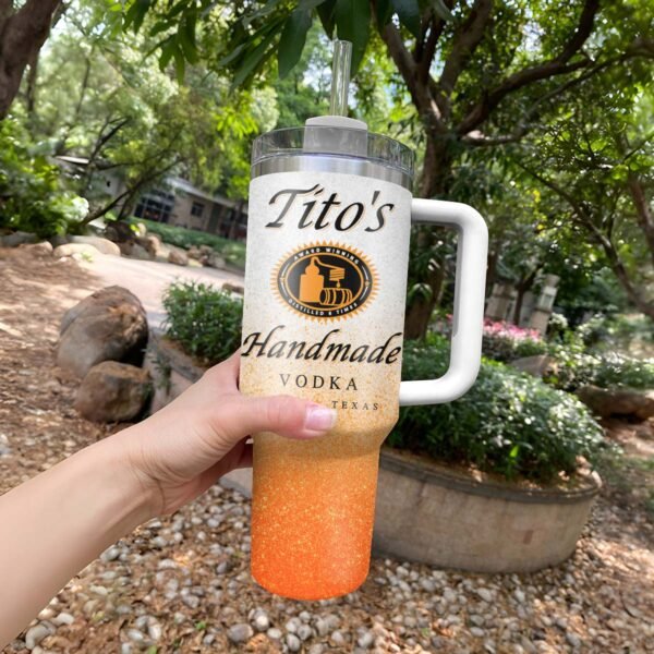 Tito's Cat In The Hat 40oz Tumbler With Handle