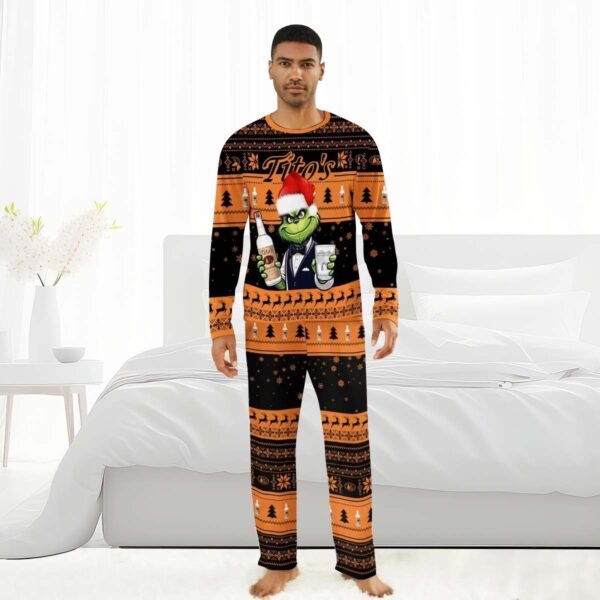 Tito's Grinch Christmas Family Pajamas Set