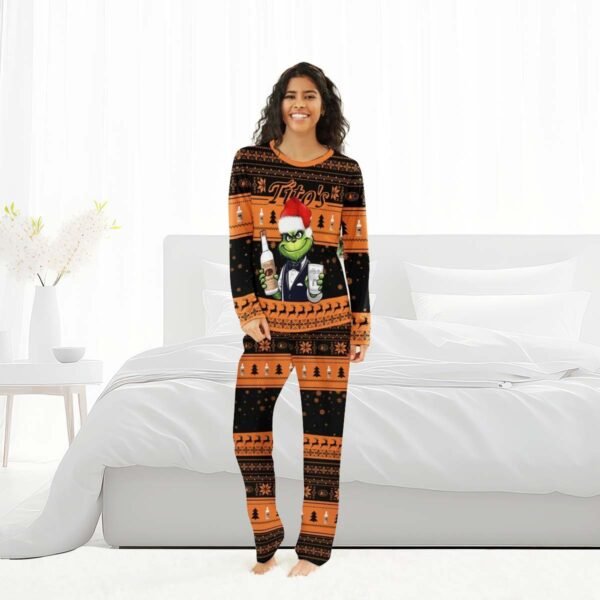 Tito's Grinch Christmas Family Pajamas Set