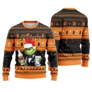 Tito's Grinch Christmas Ugly Sweater