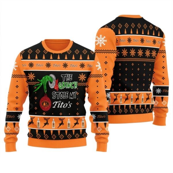 Tito's The Grinch Stole Ugly Sweater