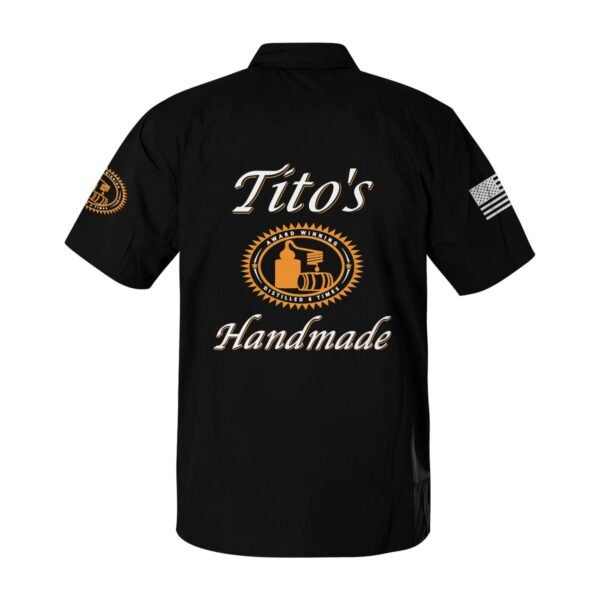Tito's USA Flag Button Shirt