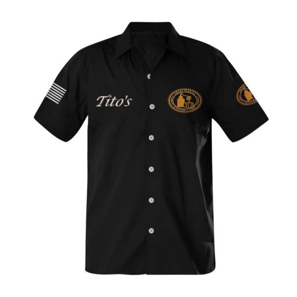 Tito's USA Flag Button Shirt