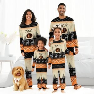 Tito's Winter Reindeer Family Pajamas Set
