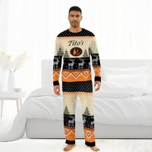 Tito's Winter Reindeer Family Pajamas Set - Flexiquor.com