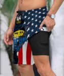Tropical America Corona Extra Compression Liner Swim Trunks