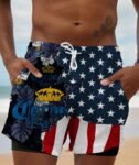 Tropical America Corona Extra Compression Liner Swim Trunks