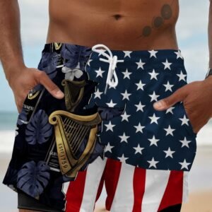 Tropical America Guinness Compression Liner Swim Trunks - Flexiquor.com