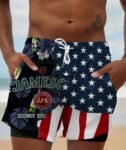 Tropical America Jameson Compression Liner Swim Trunks