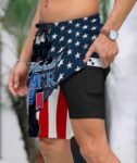 Tropical America Michelob Ultra Compression Liner Swim Trunks