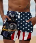 Tropical America Modelo Compression Liner Swim Trunks