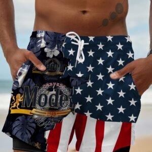 Tropical America Modelo Compression Liner Swim Trunks
