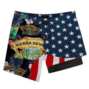 Tropical America Stella Artois Compression Liner Swim Trunks - Flexiquor.com