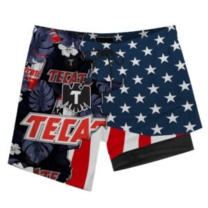 Tropical America Tecate Compression Liner Swim Trunks - Flexiquor.com
