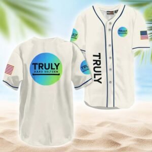 Truly Hard Seltzer USA Flag Baseball Jersey