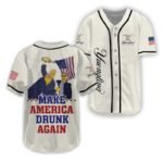 Trump Make American Drunk Yuengling Again Baseball Jersey