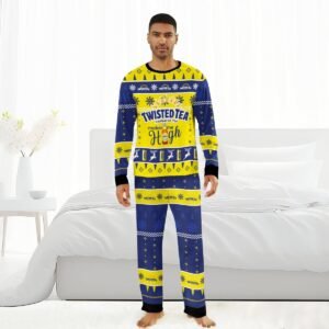 Twisted Tea Makes Me High Christmas Family Pajamas Set - Flexiquor.com