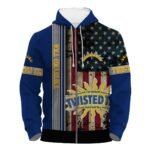 Twisted Tea Stainless Steel American Flag Hoodie & Zip Hoodie