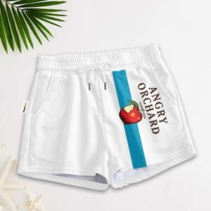 Blue Stripe Angry Orchad Women's Casual Shorts