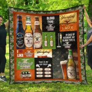 Yuengling Blood Type Flannel Blanket - Flexiquor.com