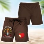 Angry Orchard Brown Basic Swim Trunks
