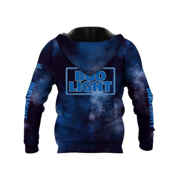 Bud Light Colorful Smoke Hoodie & Zip Hoodie