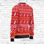 Budweiser Xmas Laurel Wreath Ugly Sweater