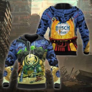 The Old Man Of Fear Agent Drink Busch Latte Hoodie & Zip Hoodie