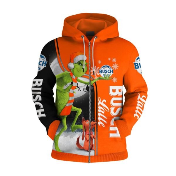 Busch Latte Christmas Grinch Hoodie