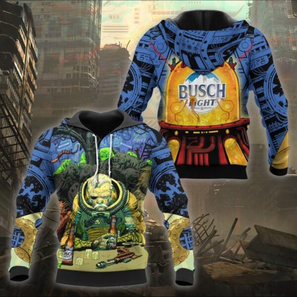 The Old Man Of Fear Agent Drink Busch Light Hoodie & Zip Hoodie