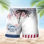 Busch Light American Independence Day Swim Trunks