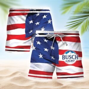 Busch Light Fourth Of July Swim Trunks
