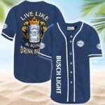 Busch Light Live Like A King Baseball Jersey