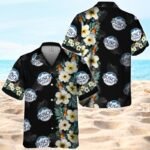 Busch Light Half Flower Side Hawaiian Shirt