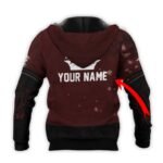 Personalized Captain Morgan Deer Skull With Mushrooms Hoodie & Zip Hoodie