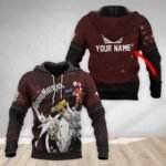 Personalized Captain Morgan Deer Skull With Mushrooms Hoodie & Zip Hoodie