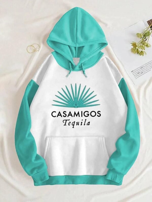 Casamigos Tequila Turquoise Green Hat Hoodie