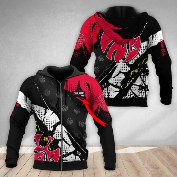 Personalized Halftone Chick Fil A Hoodie & Zip Hoodie