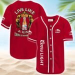 Coors Light Live Like A King Baseball Jersey