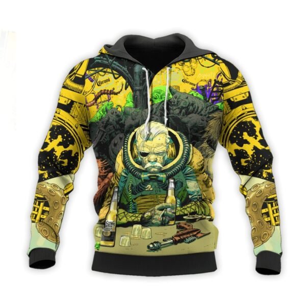 The Old Man Of Fear Agent Drink Corona Extra Hoodie & Zip Hoodie